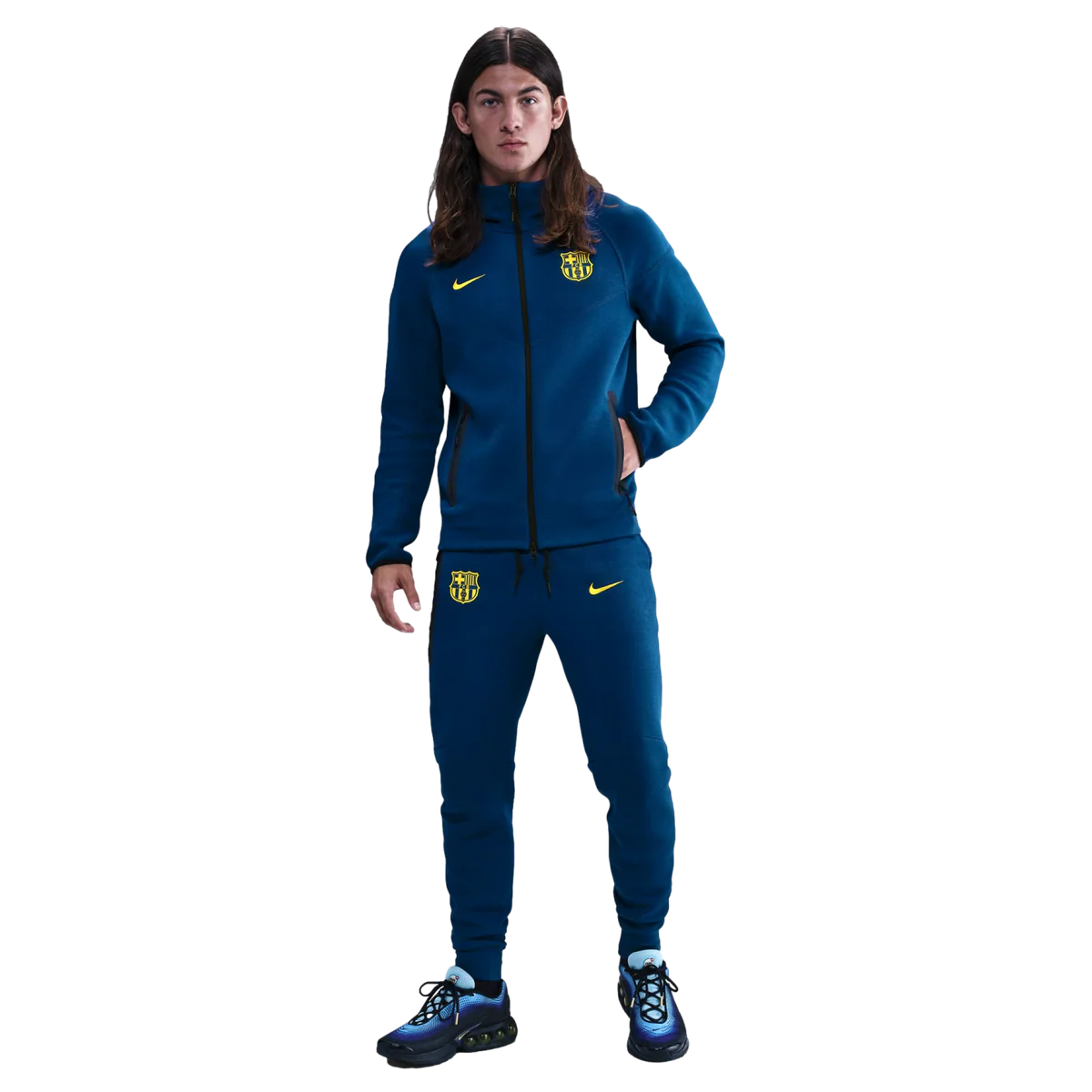 tuta barcellona avanti tc FZ1274-432 NIKE F.C. BARCELLONA TECH - immagine 1